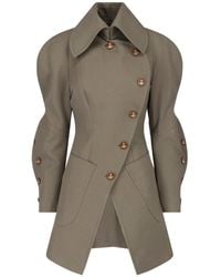Vivienne Westwood - Asymmetrical Double-Breasted Tailored Coat - Lyst