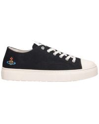 Vivienne Westwood - Plimsoll Cotton Low-Top Sneakers - Lyst