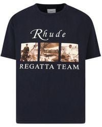 Rhude - T-Shirts And Polos Cotton - Lyst