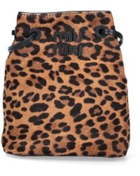 Miu Miu - Pouch Logo - Lyst