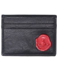 Vivienne Westwood - Leather Card Holder Wallet - Lyst