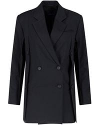 Eudon Choi - Double-Breasted Virgin Wool Blazer - Lyst