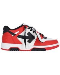 Off-White c/o Virgil Abloh - Men Out Of Office Calf Leather Sneakers - Lyst