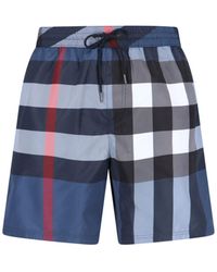 Burberry - Check Swimsuit - Lyst