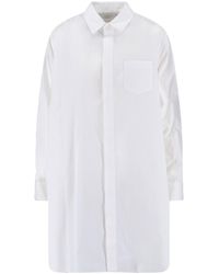 Sacai - Mini Shirt Dress - Lyst