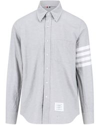 Thom Browne - '4-bar' Detail Shirt - Lyst