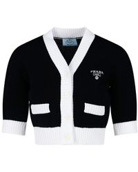 prada cardigan womens