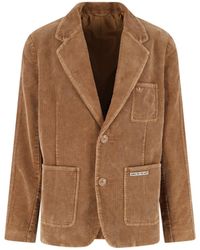 adidas - X Song For The Mute Velvet Blazer - Lyst