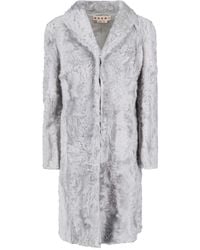 Marni - Long Fur Coat - Lyst