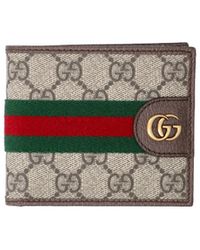 Gucci - Bi-Fold Wallet "Ophidia" - Lyst
