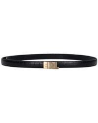 ERL - Logo Buckle Leather Belt - Lyst