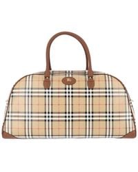 Burberry - Travel Bag “Check” - Lyst