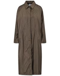 Aspesi - Oversized Long Trench Coat - Lyst