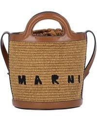 Marni - Small Bucket Bag "Tropicalia" - Lyst