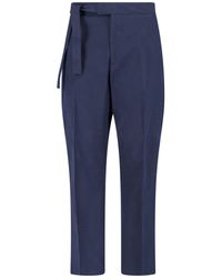 Paul Smith - Cotton-Lyocell Trousers With Viscose Lining - Lyst