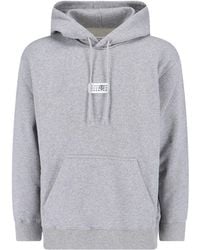 MM6 by Maison Margiela - Hooded Sweatshirt "Numeric" - Lyst