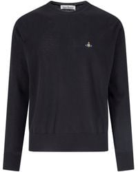 Vivienne Westwood - Alex Crew Neck Cotton Sweater - Lyst