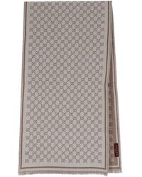 Gucci - Sciarpa In Lana "Gg" - Lyst