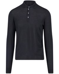 Drumohr - Knitted Polo Shirt - Lyst