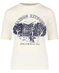 Maison Kitsuné - T-Shirt Galerie De Montpensier - Lyst