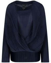 Giorgio Armani - Pleated Twin-Set - Lyst