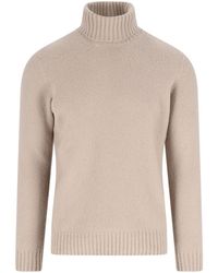 Drumohr - High Neck Sweater - Lyst