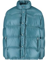 Prada - Logo Padded Down Jacket - Lyst