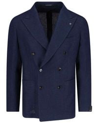 Tagliatore - Double-Breasted Blazer - Lyst