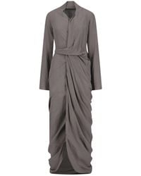 Rick Owens - Maxi Dress “Wrapped” - Lyst
