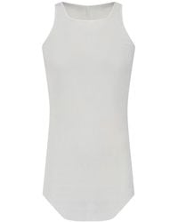 Rick Owens - Ribbed Tank Top - Lyst