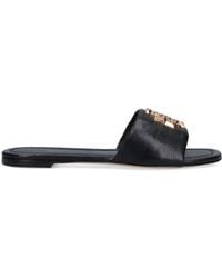 Tory Burch - Leather Logo Sandals For - Lyst