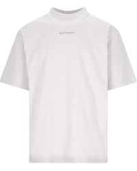 Balenciaga - Vintage Logo Jersey T-shirt - Lyst