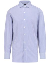 Finamore 1925 - Stripe Shirt - Lyst