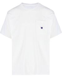 Needles - T-Shirt Logo - Lyst