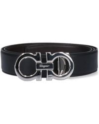 Ferragamo - Gancini Reversible Belt - Lyst