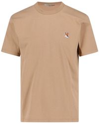 Maison Kitsuné - T-Shirt Logo - Lyst