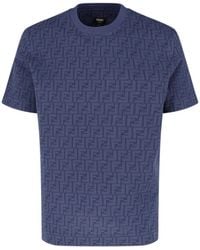 Fendi - Cotton Logo T-Shirt - Lyst