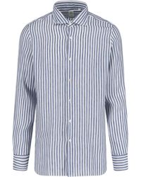 Finamore 1925 - Striped Shirt - Lyst