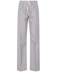 Rick Owens - Straight Cotton Pants - Lyst