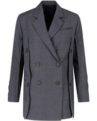 Eudon Choi - Double-Breasted Virgin Wool Blazer - Lyst