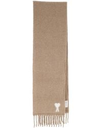 Ami Paris - Sciarpa In Misto Alpaca - Lyst