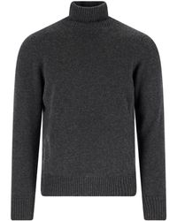 Drumohr - High-Neck Sweater - Lyst