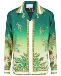 Casablancabrand - 'joyaux D'afrique' Silk Shirt - Lyst