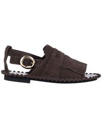 Alexander Hotto - Suede Sandals - Lyst