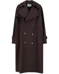 Frankie Shop - 'Dursley' Double-Breasted Trench Coat - Lyst