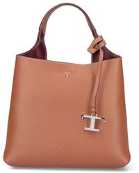 Tod's - Logo Handbag - Lyst