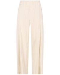 Max Mara - Linen And Viscose Pants - Lyst