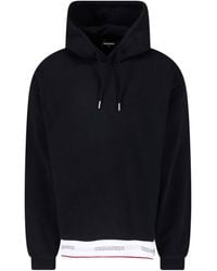 DSquared² - Cotton Drawstring Hoodie - Lyst