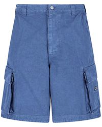 ERL - Mid-Waist Cotton Cargo Shorts - Lyst
