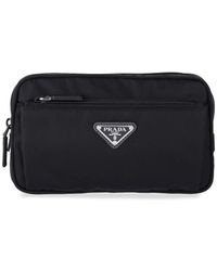 Prada - Re-Nylon Logo Pouch - Lyst
